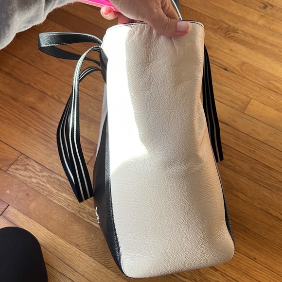 Kate Spade Rosie Large Tote Color-block Pebbled Leather Black Multi NWT - Picture 7 of 9